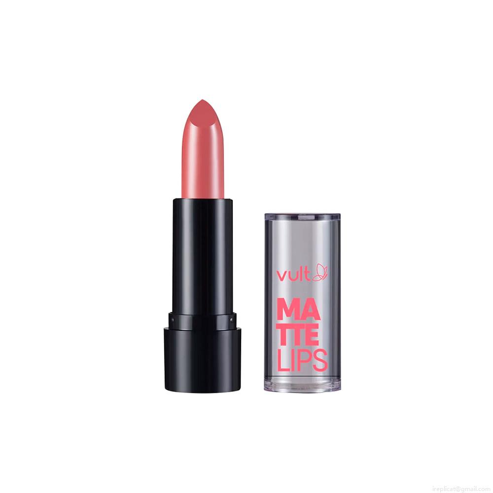 Batom Cremoso Matte Vult Matte Lips 01 Rosé 3,8 g